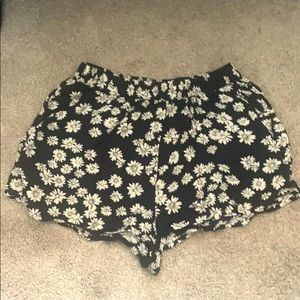 Forever 21 Floral High Waisted Shorts